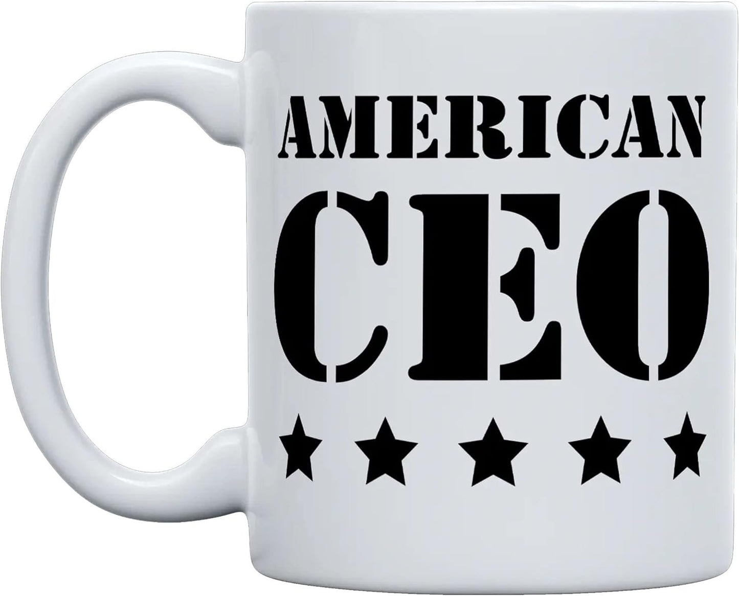 5 Stars AMERICAN CEO 11oz Stylish Coffee Mug