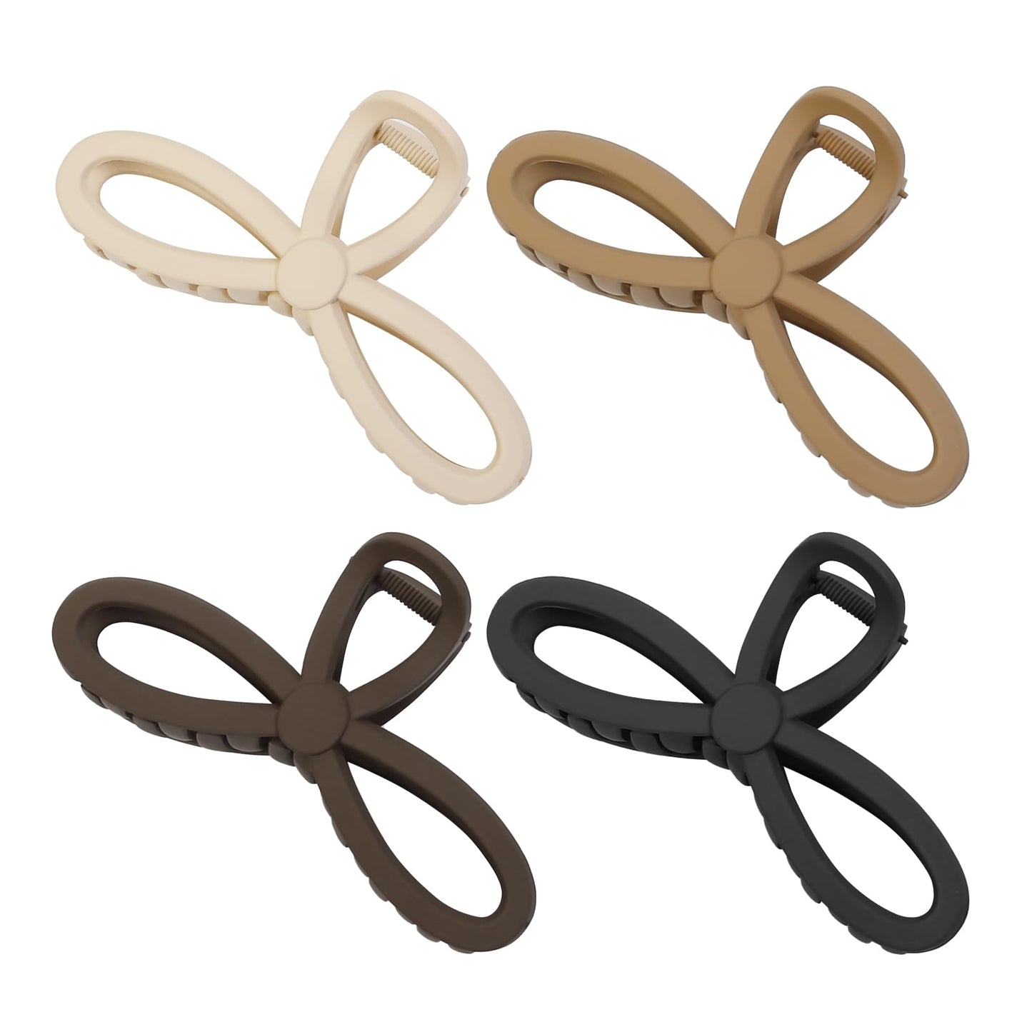 MatteMax 4-Pack Large Hair Claw Clips