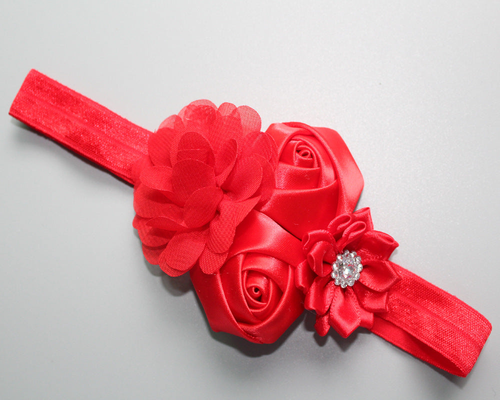 Kids' Chiffon Rose Hair Tie