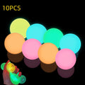 5-20pcs Glow in the Dark Bouncy Balls Rubber Stress Relief Toys for Kids Birthday Party Favor Valentine Gifts Classroom Prizes