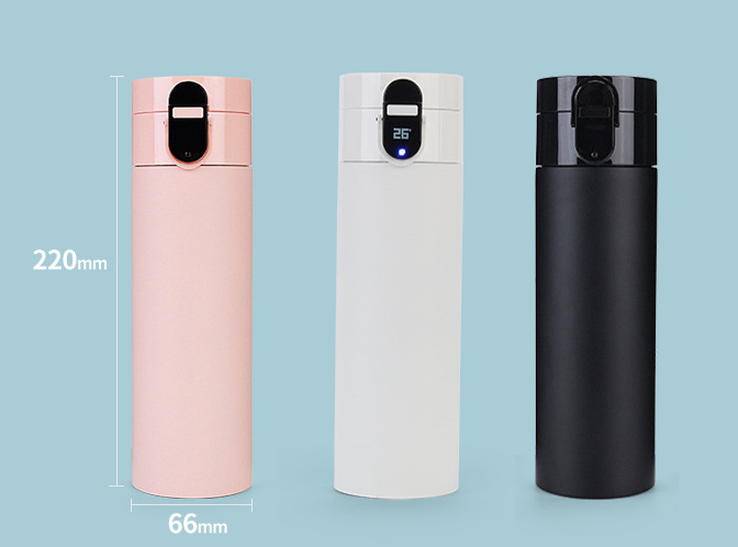 Smart Thermos Bottle with Temperature Display