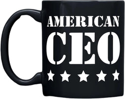 5 Stars AMERICAN CEO 11oz Stylish Coffee Mug
