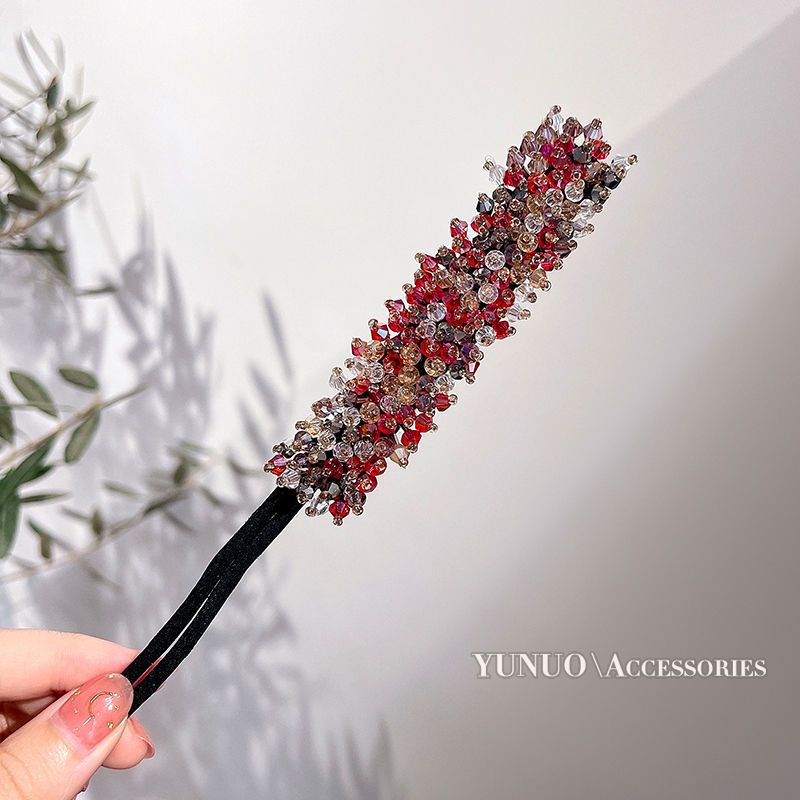 Chic Crystal Bun Creator for Women