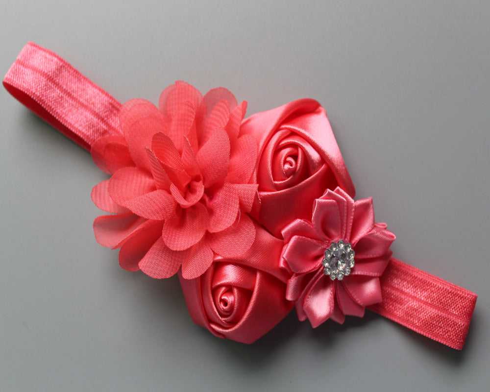 Kids' Chiffon Rose Hair Tie