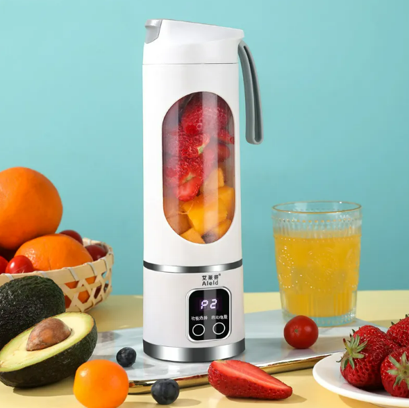 Portable Smoothie Blender Bottle – USB Rechargeable Mini Juicer Cup