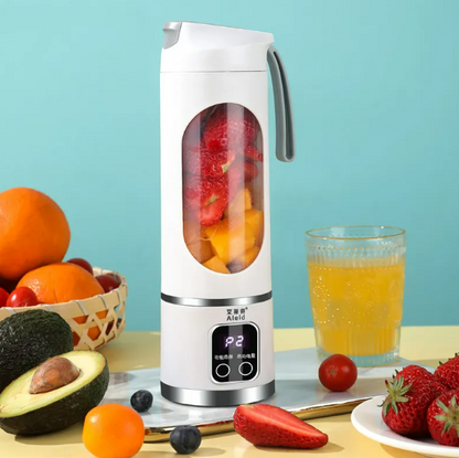 Portable Smoothie Blender Bottle – USB Rechargeable Mini Juicer Cup