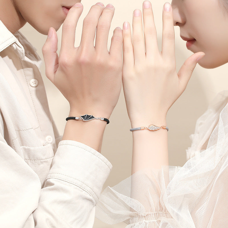 Creative Fashion Angel Devil Couple Bracelet