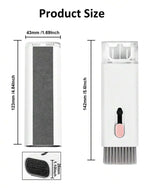 7-In-1 Cleaning Kit, Includes Earphone Cleaning Pen, Cleaning Cloth, Brush, Key Extractor, Detachable Memory Stick, Cleaning Tip, Phone Holder, Density Brush, Laptop Keyboard Cleaning Set, Electronic Screen Cleaning Tools, Multi-Functional Brush For Camer
