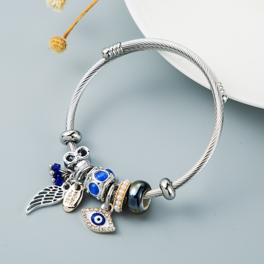 Devil's Eye Pendant Bracelet