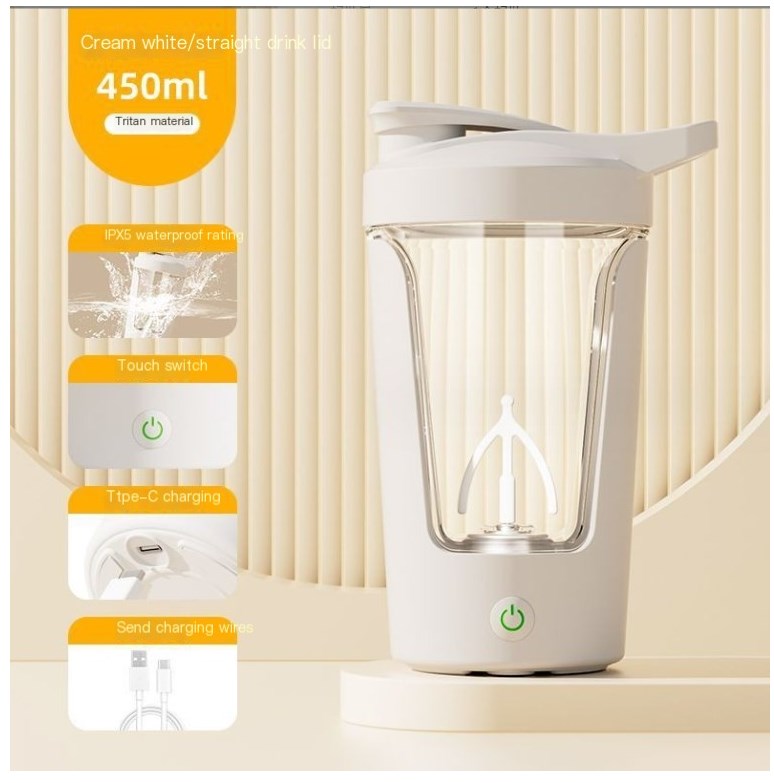 Electric Protein Shaker Bottle – Automatic Mixing Cup