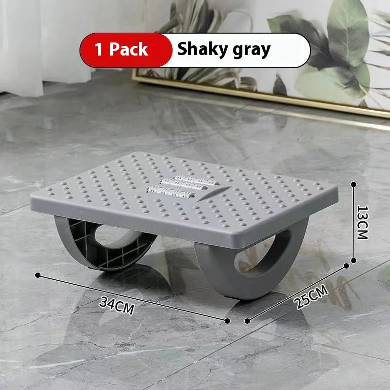 2026 Hot Selling Items Portable Foot Rest Under Desk Ergonomic Foot Stool with Massage Rollers for Home Office Comfort