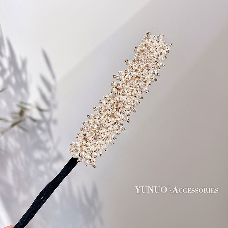 Chic Crystal Bun Creator for Women