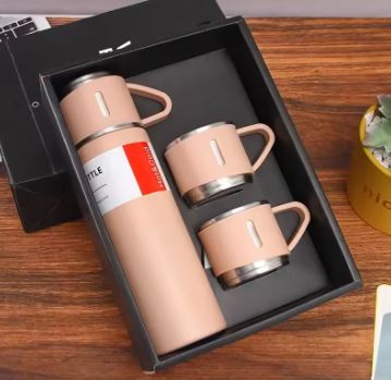 Stainless Steel Vacuum Insulated Bottle Set – Hot & Cold Thermos