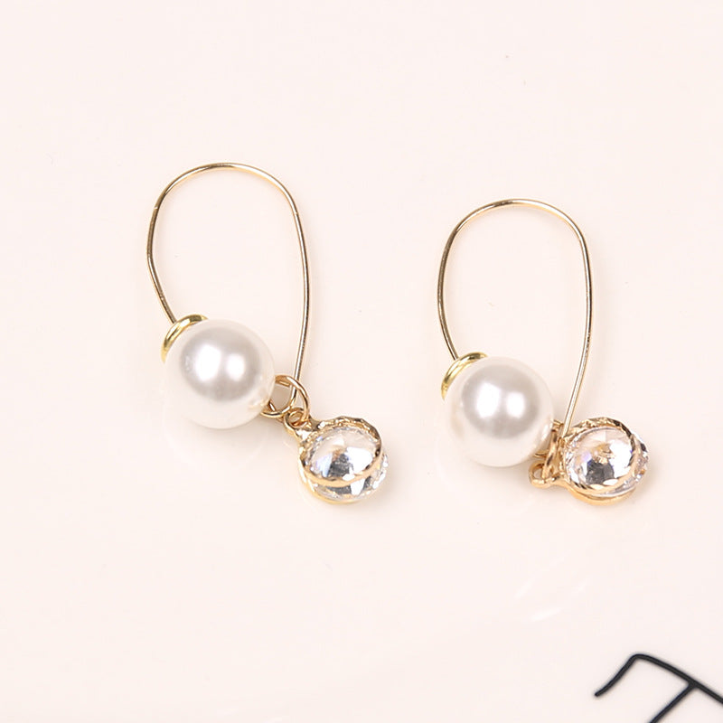 925 Silver Bow Earrings with Pearl Heart and Tassels