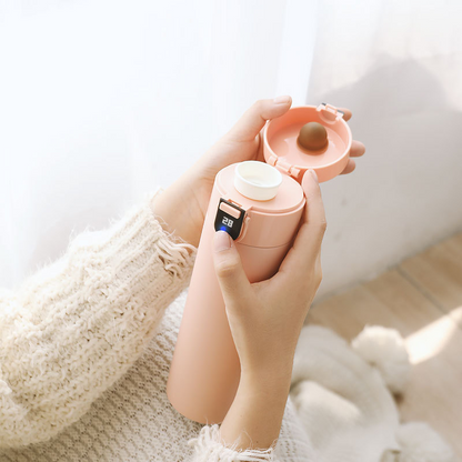 Smart Thermos Bottle with Temperature Display