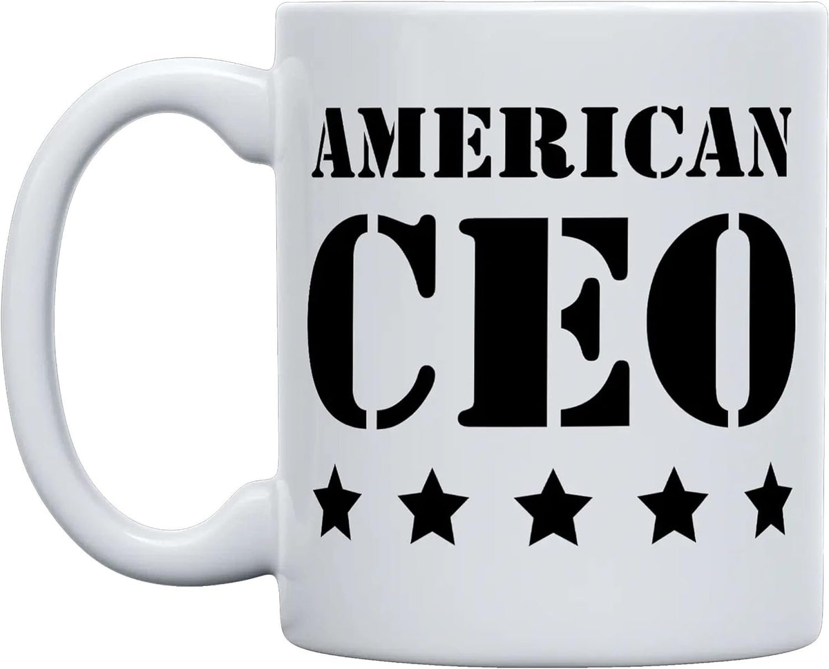 5 Stars AMERICAN CEO 11oz Stylish Coffee Mug