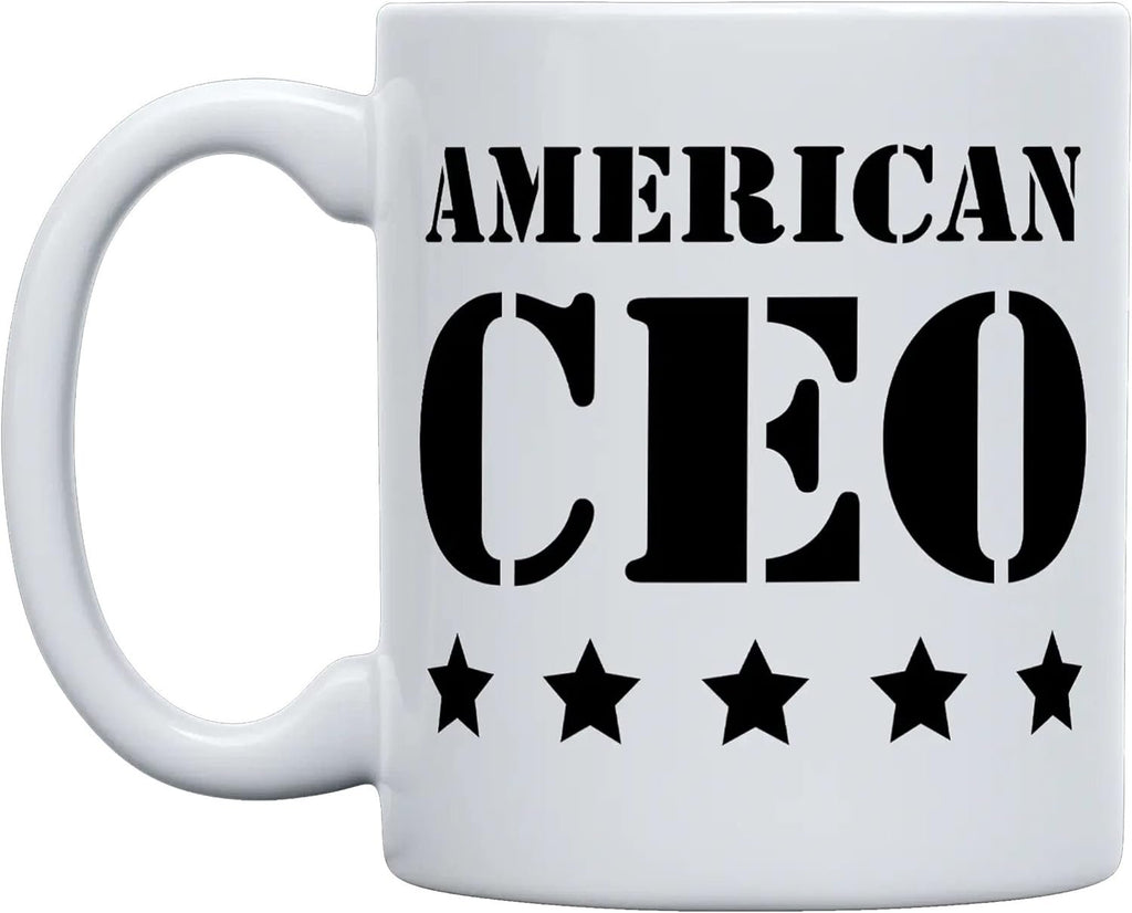 5 Stars AMERICAN CEO 11oz Stylish Coffee Mug