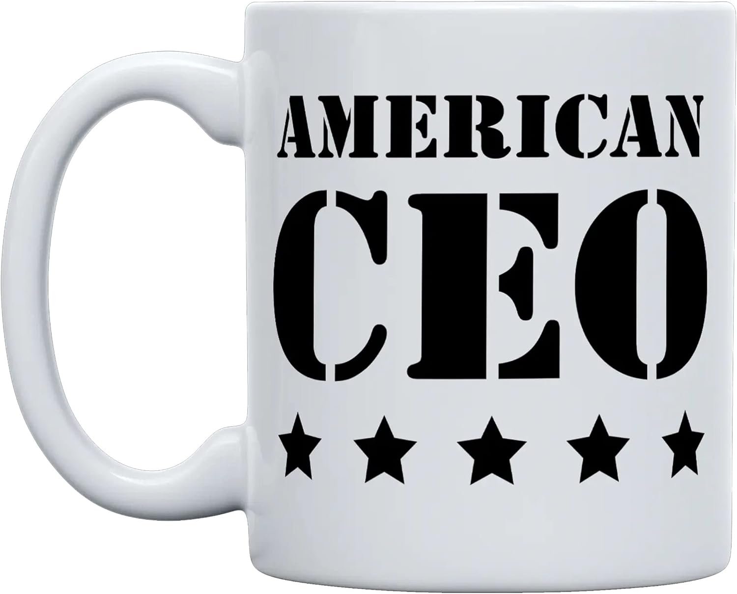 5 Stars AMERICAN CEO 11oz Stylish Coffee Mug