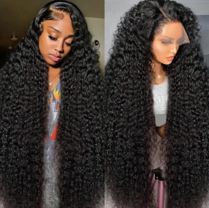 Human Hair Wig with Headband
