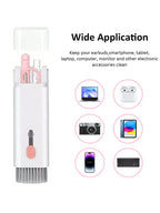 7-In-1 Cleaning Kit, Includes Earphone Cleaning Pen, Cleaning Cloth, Brush, Key Extractor, Detachable Memory Stick, Cleaning Tip, Phone Holder, Density Brush, Laptop Keyboard Cleaning Set, Electronic Screen Cleaning Tools, Multi-Functional Brush For Camer