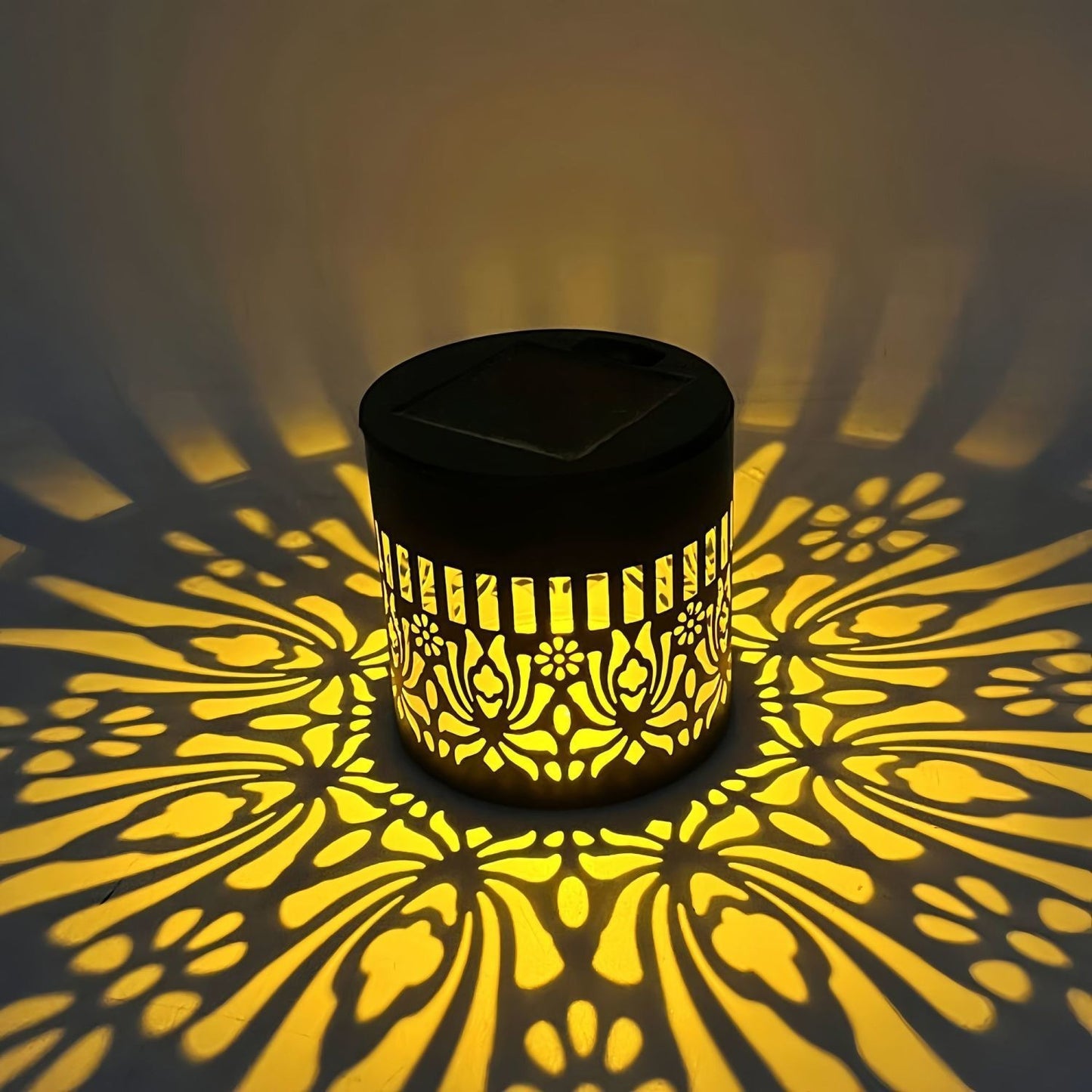 Sunflower Mandala Solar Light – Decorative Outdoor Garden Wall Lamp