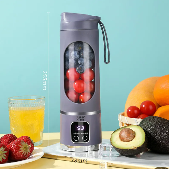 Portable Smoothie Blender Bottle – USB Rechargeable Mini Juicer Cup