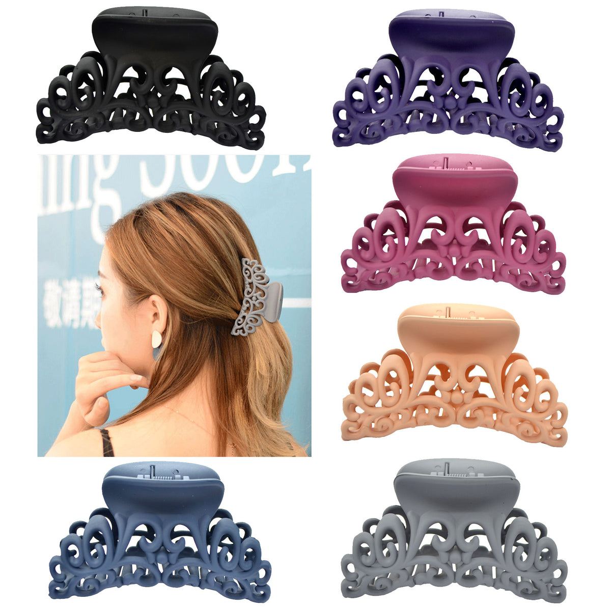 Large Hair Claw Clips for Bathing and Hair Styling