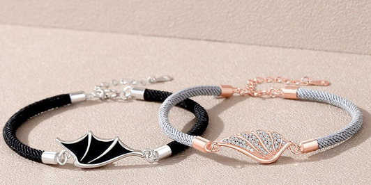 Creative Fashion Angel Devil Couple Bracelet