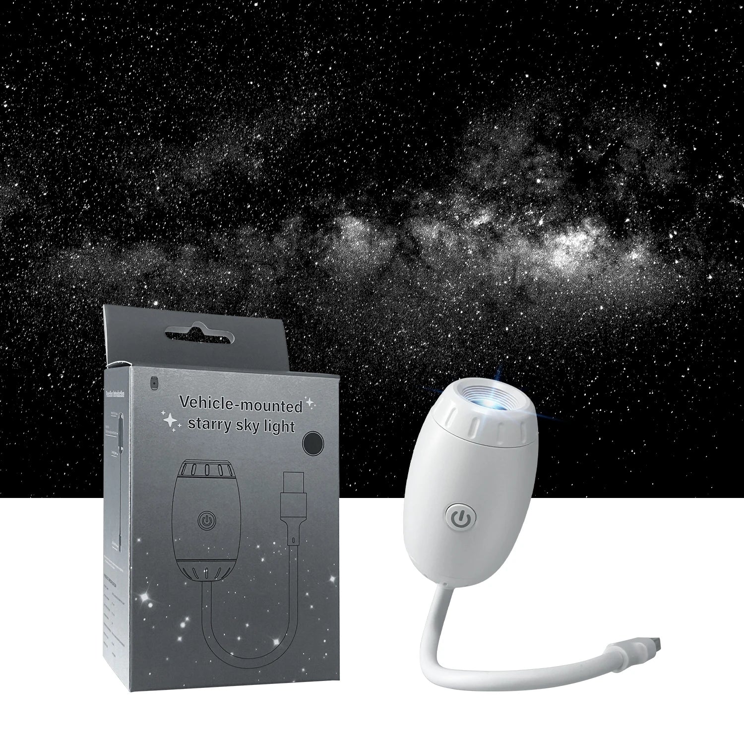Mini Galaxy Star Projector Night Light