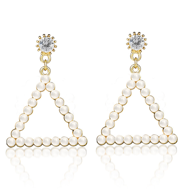 925 Silver Bow Earrings with Pearl Heart and Tassels
