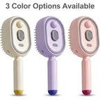 3-in-1 Electric Spray Scalp Massager Comb – Steam, Oil & Self-Cleaning