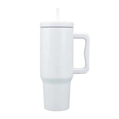 40oz Insulated Tumbler with Handle & Straw
