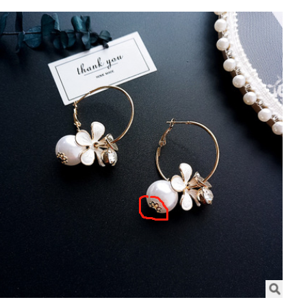 925 Silver Bow Earrings with Pearl Heart and Tassels