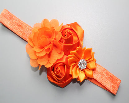 Kids' Chiffon Rose Hair Tie