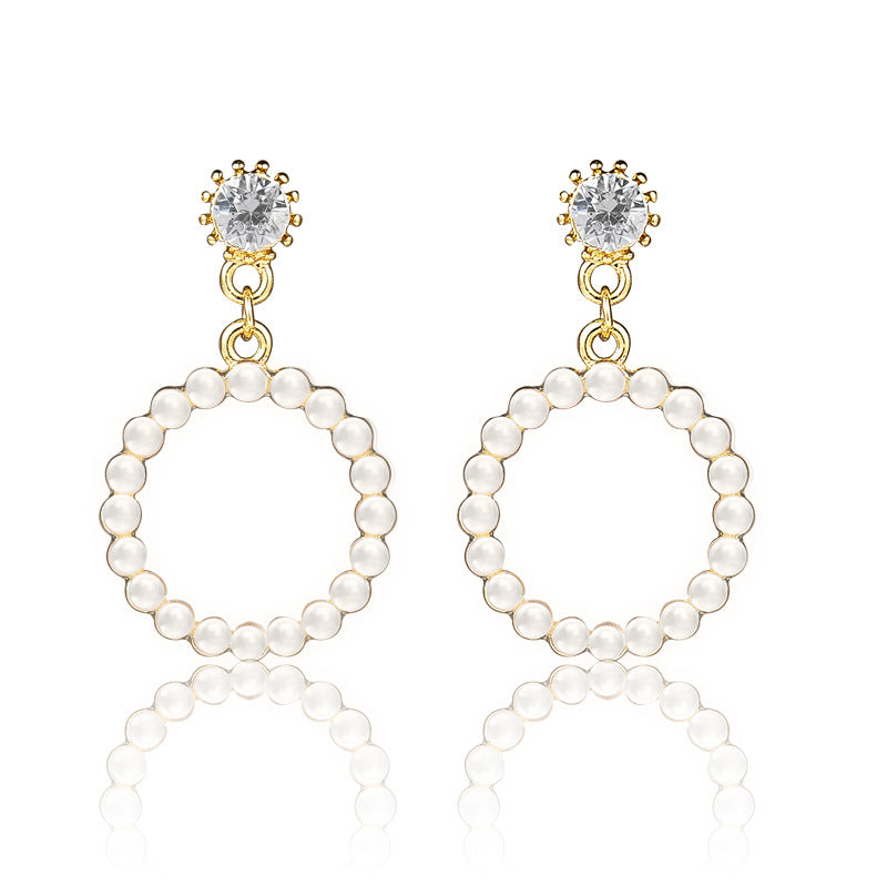 925 Silver Bow Earrings with Pearl Heart and Tassels