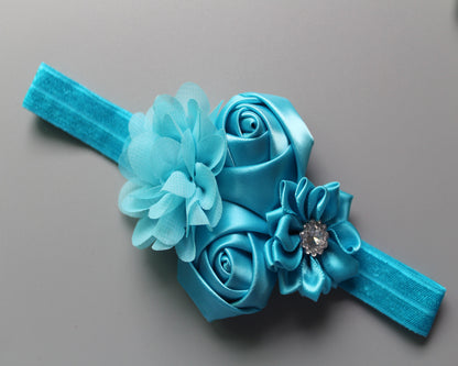 Kids' Chiffon Rose Hair Tie