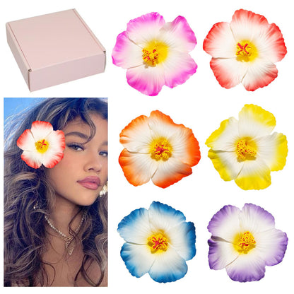 Tropical Bloom Hair Clips 6-Pack