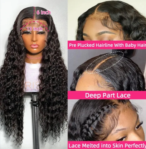 Human Hair Wig with Headband