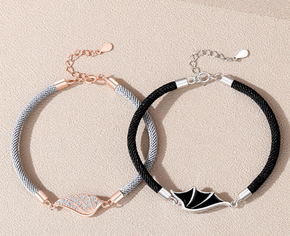 Creative Fashion Angel Devil Couple Bracelet
