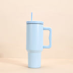 40oz Insulated Tumbler with Handle & Straw