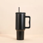 40oz Insulated Tumbler with Handle & Straw