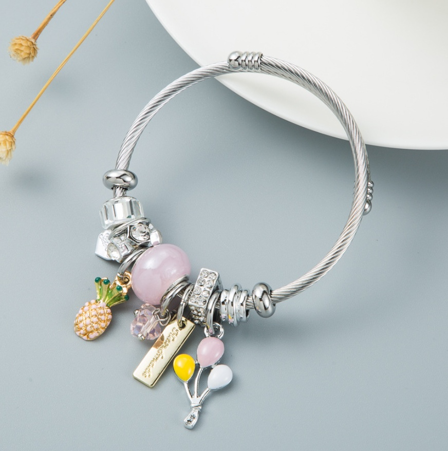 Devil's Eye Pendant Bracelet