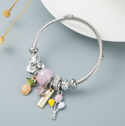 Devil's Eye Pendant Bracelet