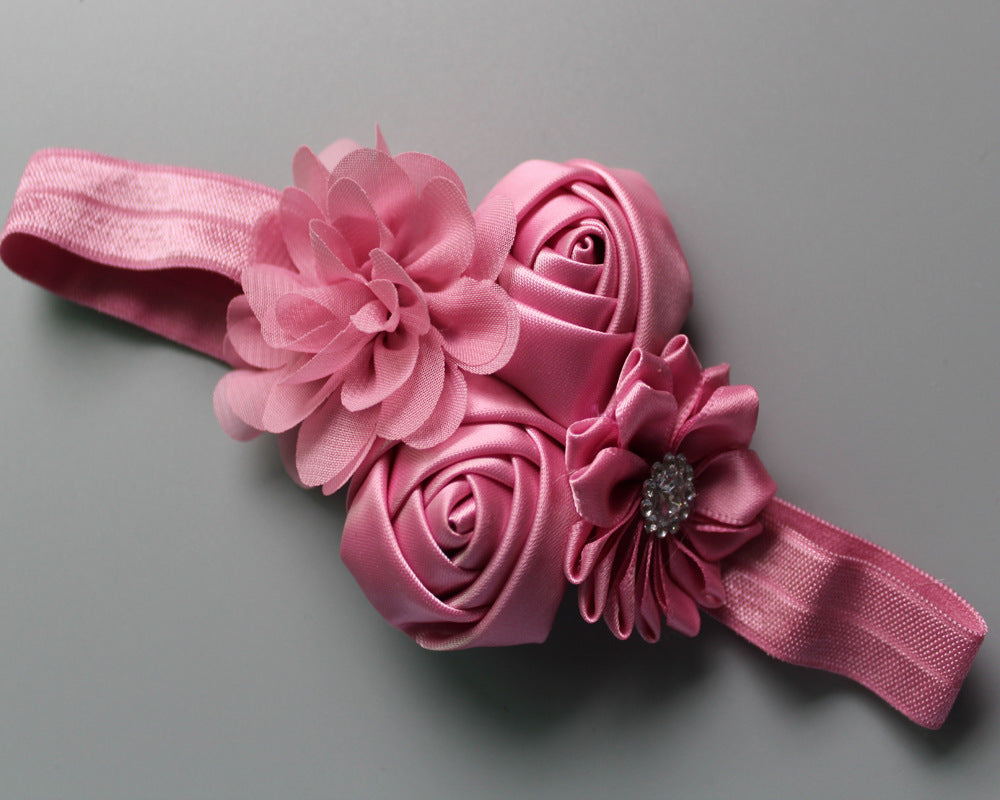 Kids' Chiffon Rose Hair Tie