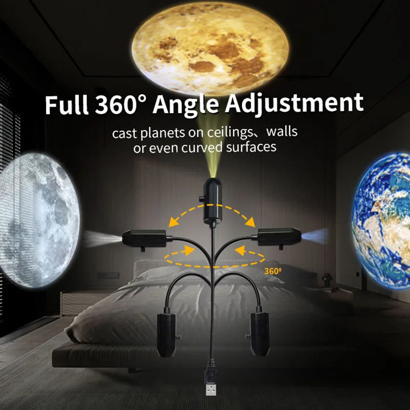 Galaxy Star Projection Lamp