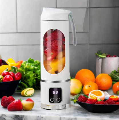 Portable Smoothie Blender Bottle – USB Rechargeable Mini Juicer Cup