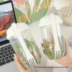 Fresh Salad Meal Shaker Cup – Portable Salad Container with Fork