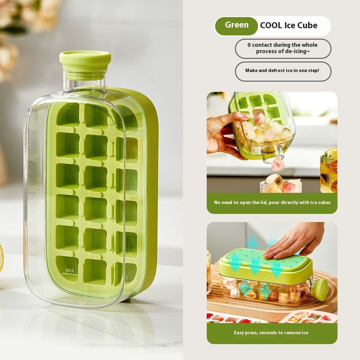 Precision Ice Maker Cup – Quick-Freeze Ice Mold for Home Bar