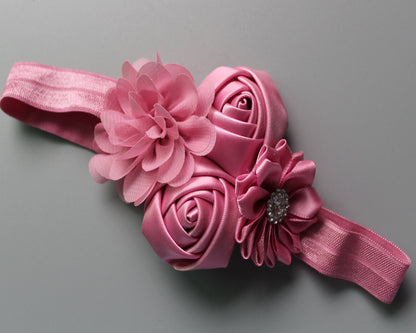 Kids' Chiffon Rose Hair Tie