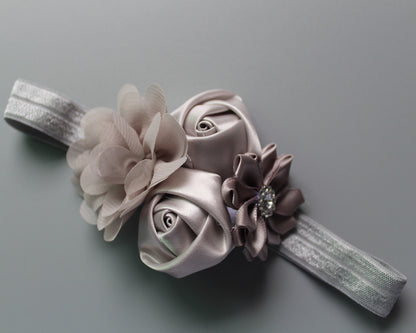Kids' Chiffon Rose Hair Tie